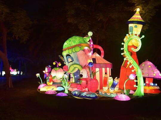 Dubai Garden Glow yang  Menakjubkan Dibuka Kembali