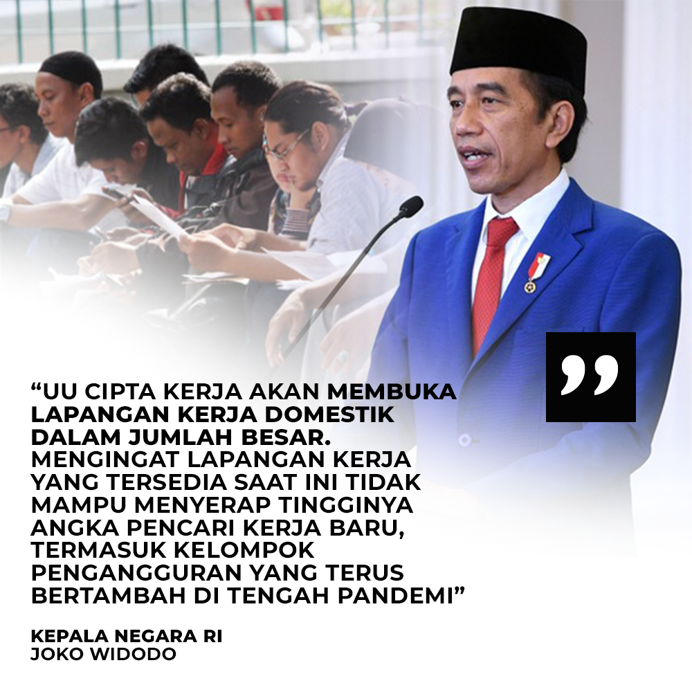 Penjelasan Lengkap Jokowi Manfaat UU Cipta Kerja untuk Masyarakat