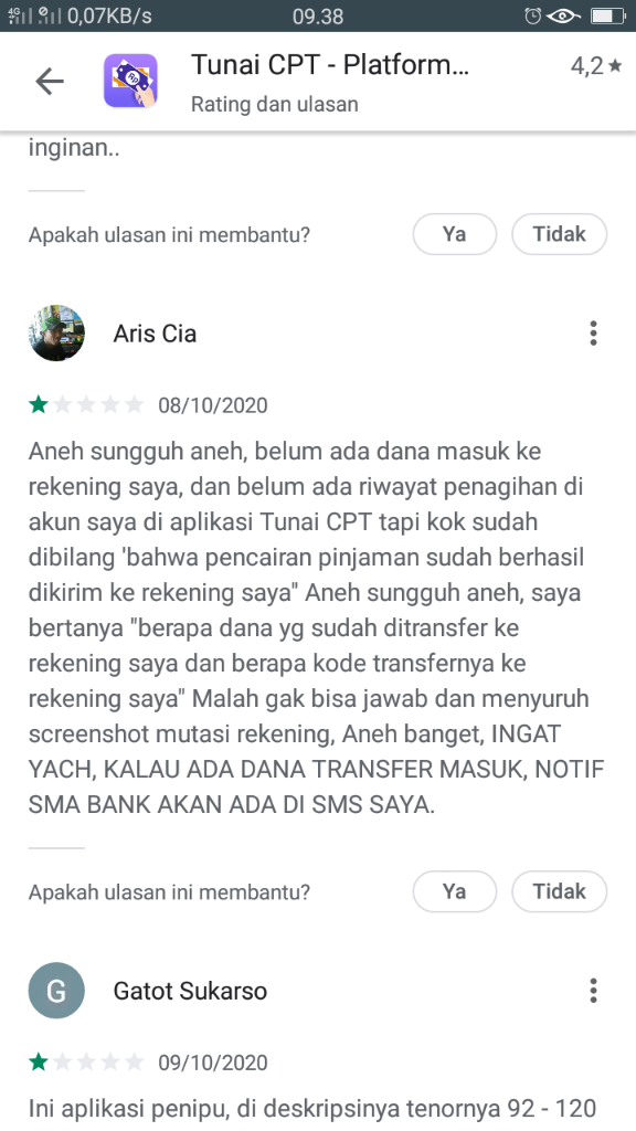 LAPORAN PENIPUAN ONLINE