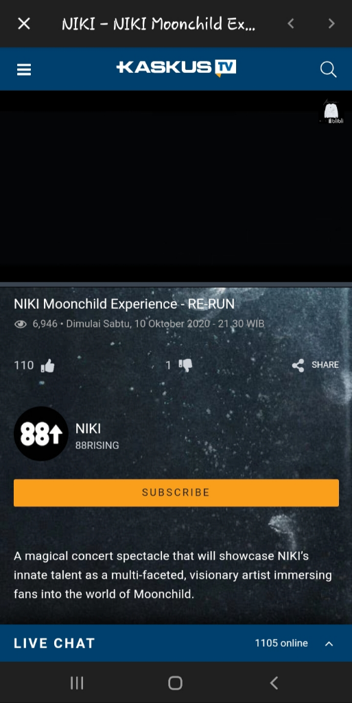 Live Experience Moonchild Niki, Konser dengan Konsep Panggung yang Luar Biasa Keren!