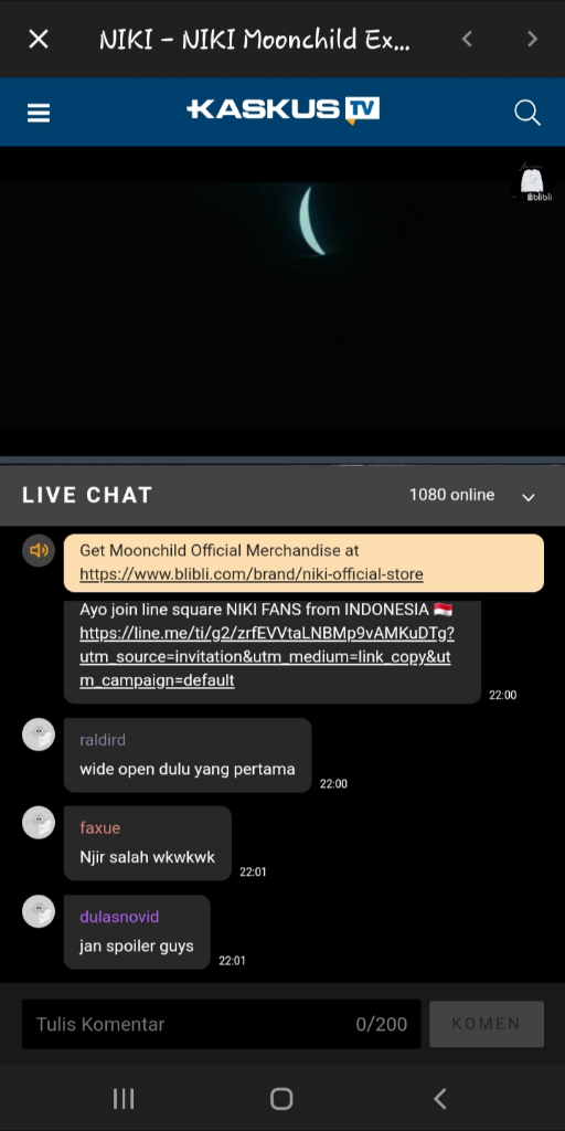 Live Experience Moonchild Niki, Konser dengan Konsep Panggung yang Luar Biasa Keren!