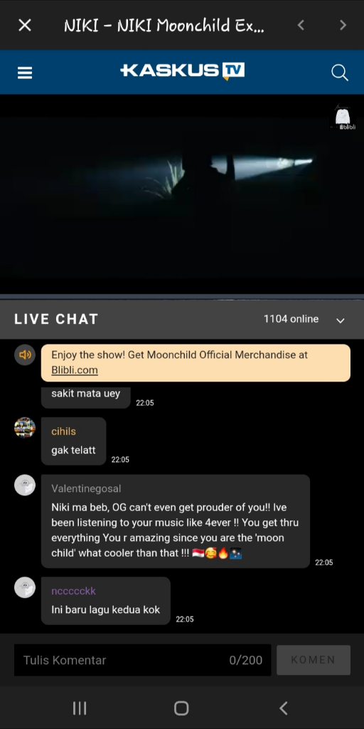 Live Experience Moonchild Niki, Konser dengan Konsep Panggung yang Luar Biasa Keren!