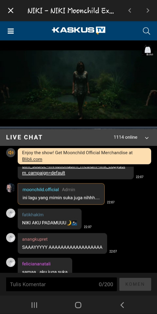 Live Experience Moonchild Niki, Konser dengan Konsep Panggung yang Luar Biasa Keren!
