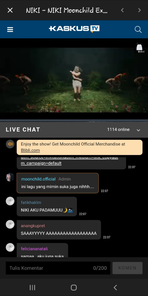 Live Experience Moonchild Niki, Konser dengan Konsep Panggung yang Luar Biasa Keren!