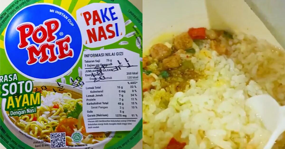 Heboh ! Produk Bukan HOAX Dan Bikin Netizen Penasaran, 'MIE INSTANT PAKE NASI' !