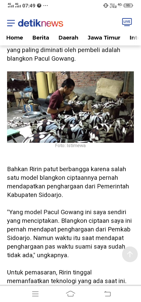 &#91;COC Req Sidoarjo&#93; Melongok Blangkon Sidoarjo Yang Pernah Beromset Jutaan 