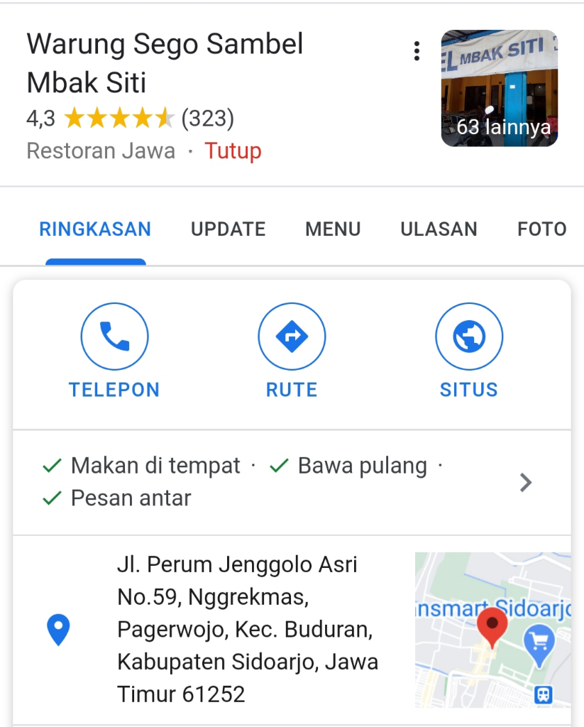 &#91;COC Reg. Sidoarjo&#93; Makanan Favorite Ku Ketika Tinggal Di Sidoarjo