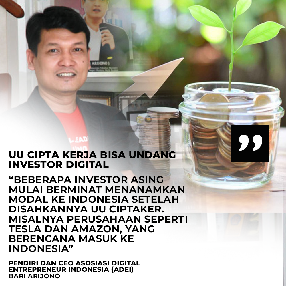 UU Cipta Kerja Bisa Undang Investor Digital