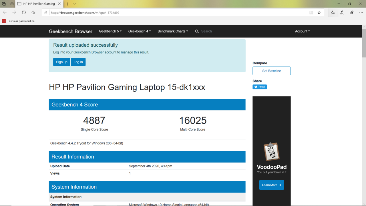 Review HP Pavilion Gaming 15-DK1064TX (Intel Core i5-10300H + Nvidia RTX 2060 Max-Q)