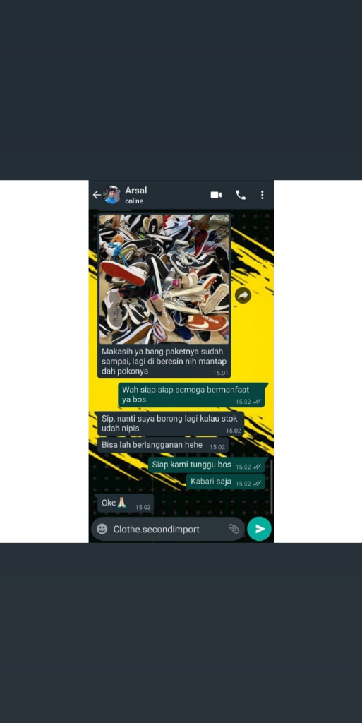 Open Barang Second Import Murah, Yang Mau Jualan Untung Maksimal Masuk Gan !
