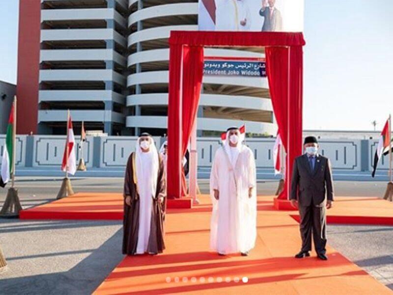 Abu Dhabi mengganti nama jalan dengan nama Joko Widodo