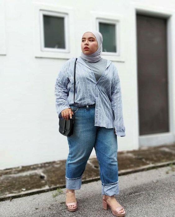 5 MODEL CELANA BUAT HIJABER BERTUBUH GEMUK AGAR TERLIHAT LEBIH LANGSING & STYLISH