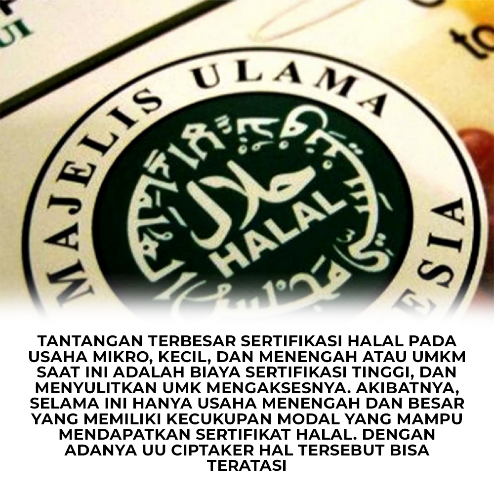 Kabar Baik, Begini Omnibus Law Disebut Permudah Sertifikasi Halal Buat UMKM