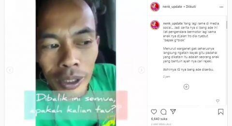 Naik Mobil, Ade Londok Odading Menghina Pemotor, Publik: Udah Tenar Belagu