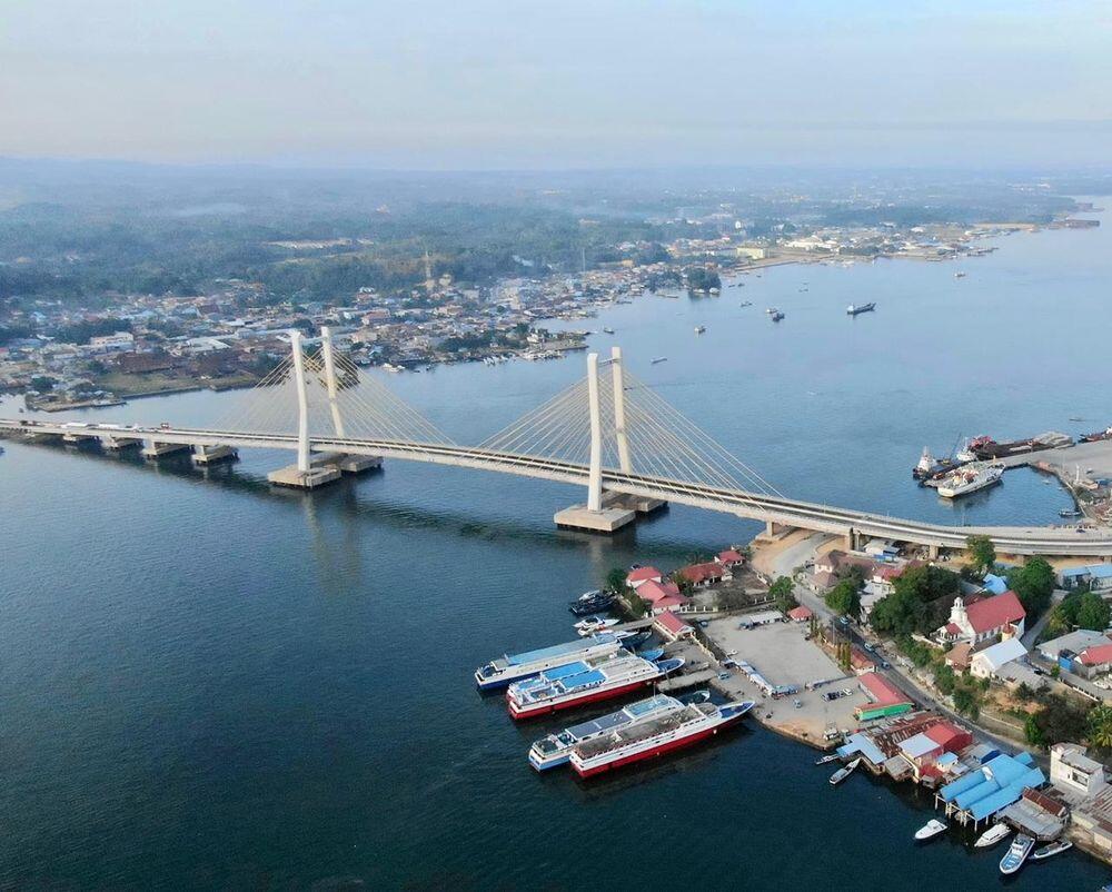 Keren! Begini Penampakan Jembatan Teluk Kendari Rp 804 M