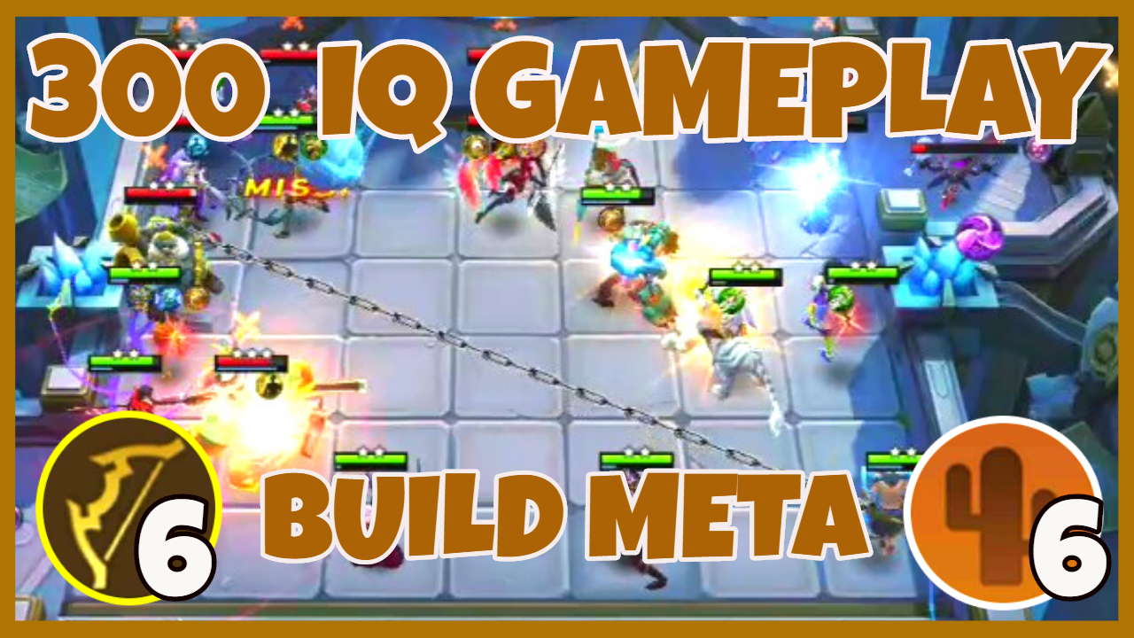 COMBO MAGIC CHESS TERKUAT TERBARU - 300 IQ GAMEPLAY - 6 MARKSMAN 6 WESTERN DESERT