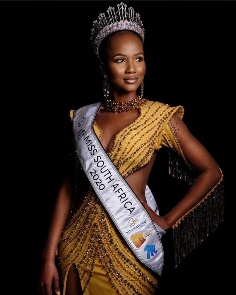 Gadis Kepala Plontos Yang Manis Nan Eksotis Menangkan Miss South Africa 2020, Selamat