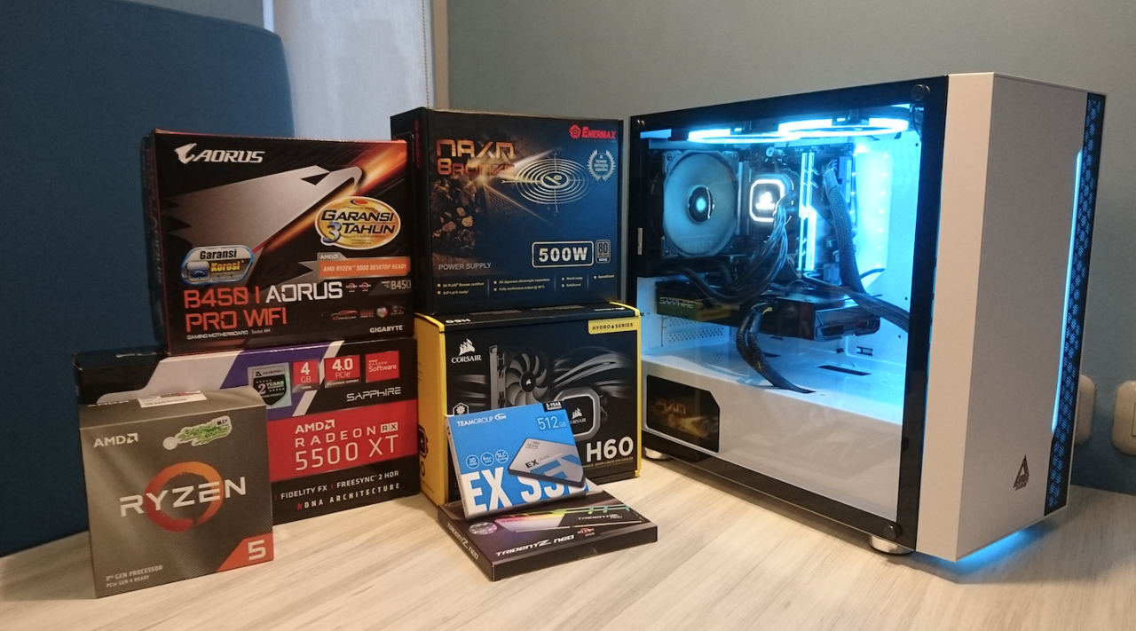 [Review Singkat PC] Rakit PC dengan AMD Ryzen 5 &amp; Radeon 5500 XT