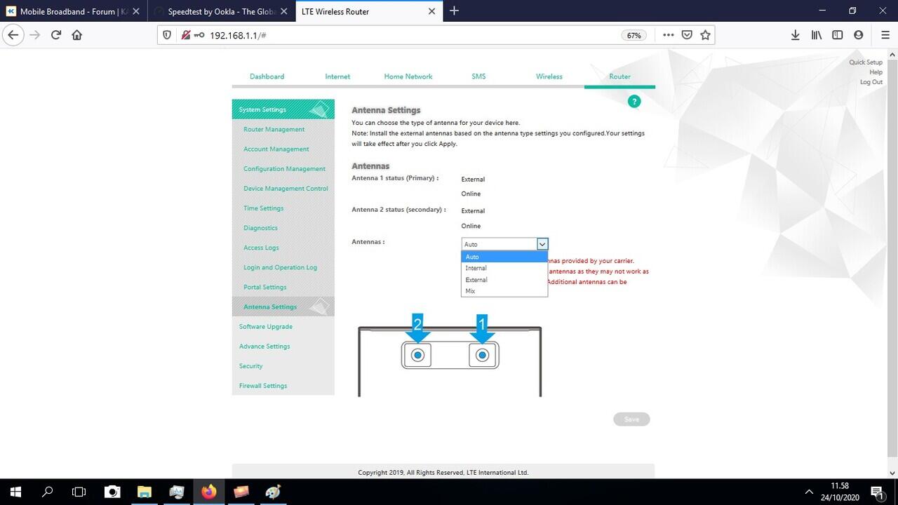 &#91;REVIEW&#93; 4G LTE Router R02A unlock 4 antena dan R281A cat 6