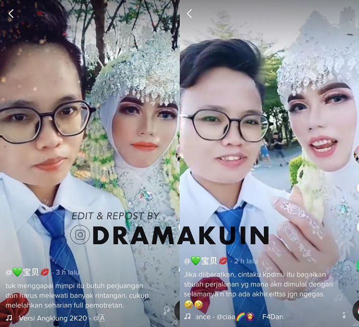 Campur Aduk Rasanya Melihat Pasangan ini Unggah Video Menikah! Jeruk Makan Jeruk?