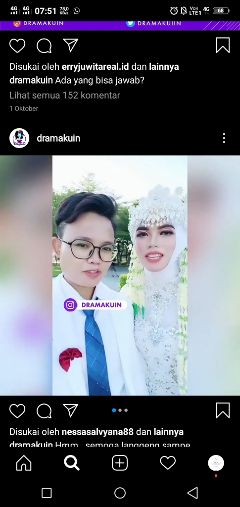 Campur Aduk Rasanya Melihat Pasangan ini Unggah Video Menikah! Jeruk Makan Jeruk?