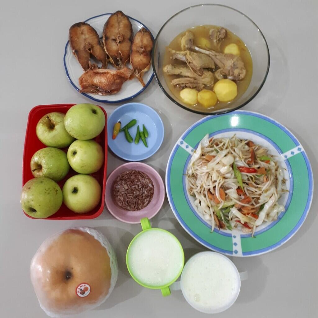 Kumpulan Menu Diet: 7 Januari- 26 Feb 2018 (93 kg ke 78 kg)