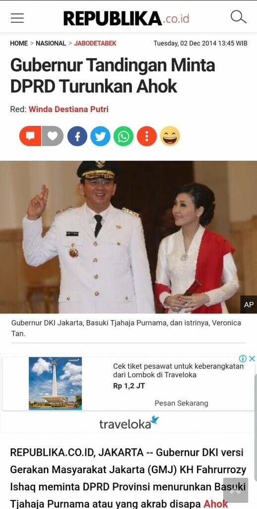 Fahrurrozi Ishaq, 'Gubernur Bayangan' Lawan Ahok, Meninggal karena Corona