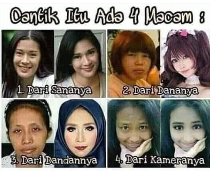 Cantik Itu Ada Empat, Diantaranya Kamu Yang Mana Ya?