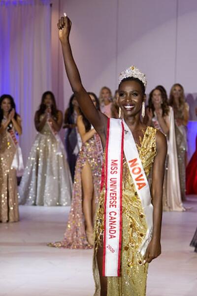 Nove Stevens, Aktivis Kulit Hitam Pemenang Miss Universe Canada 2020