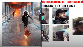 Narasi TV Berhasil Ungkap Wajah Asli Pembakar Halte Transjakarta