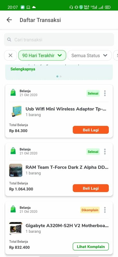 Kecewa dengan Tokopedia, memperbolehkan pengiriman asal berbeda dengan lokasi toko