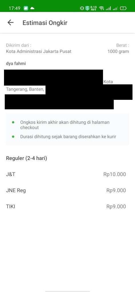 Kecewa dengan Tokopedia, memperbolehkan pengiriman asal berbeda dengan lokasi toko