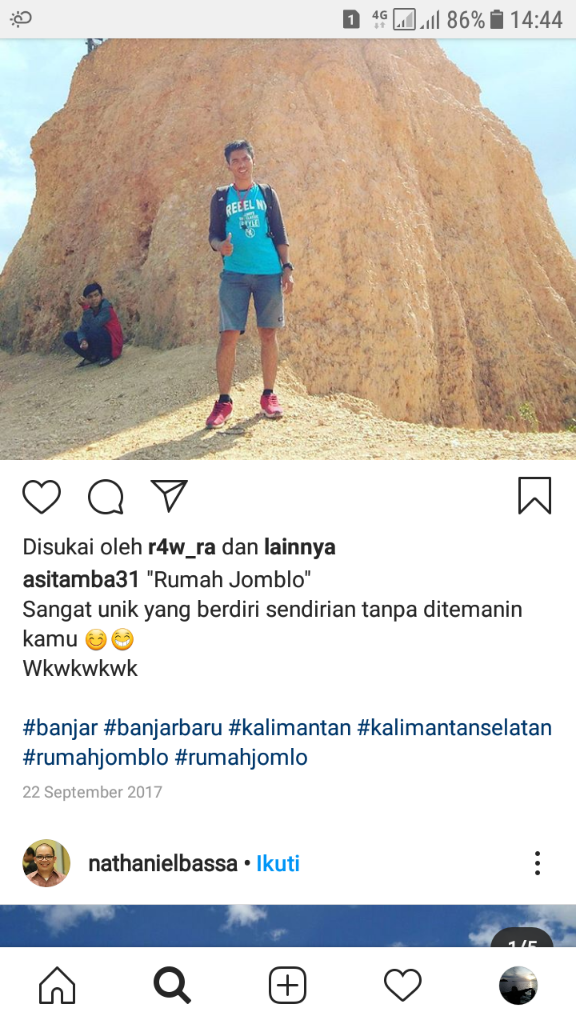 &#91;Coc Reg. Kalsel&#93; Rumah Jomlo, Tempat Wisata Yang Gak Cocok Buat Jomlo
