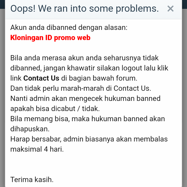 Tolong pencerahannya dong officer Kaskus, tapi jawabnya jangan kayak bot ya...