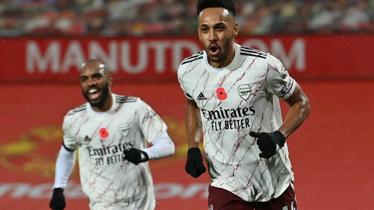 Aubameyang Ikuti Jejak Adebayor, Tundukkan Manchester United di Old Trafford