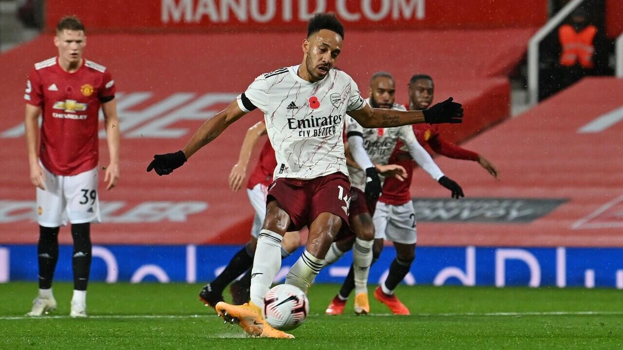 Aubameyang Ikuti Jejak Adebayor, Tundukkan Manchester United di Old Trafford
