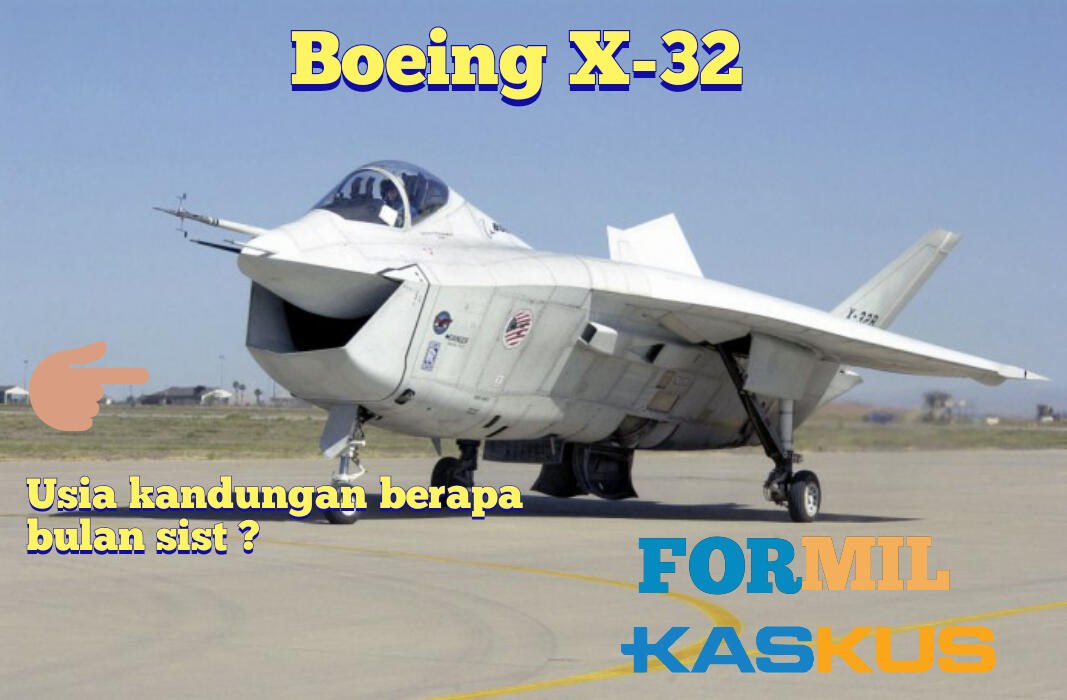 Boeing X-32, Pesawat Tempur Canggih yang Terlihat Seperti Sedang Hamil ???