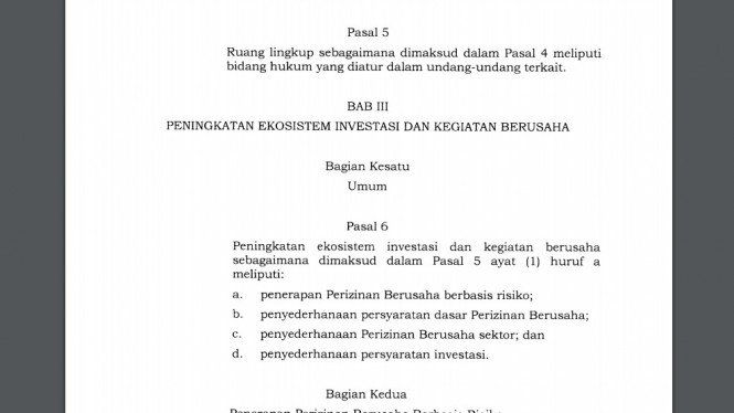 UU Cipta Kerja Salah Ketik, Pasal 5 Trending di Twitter