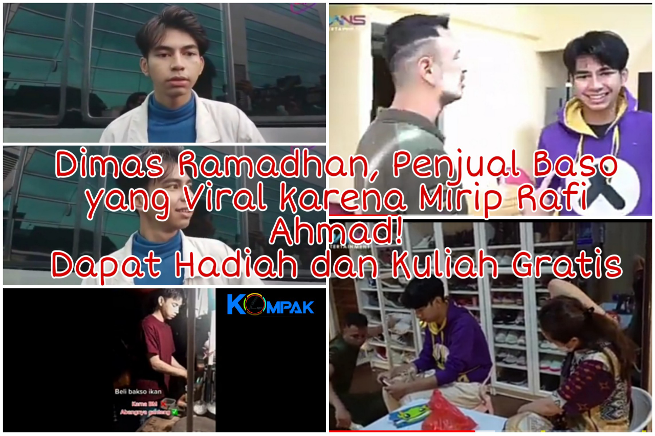 Viral Dimas Ramadhan, Tukang Baso Ikan yang Mirip Raffi Ahmad! Benarkah Mereka Mirip?