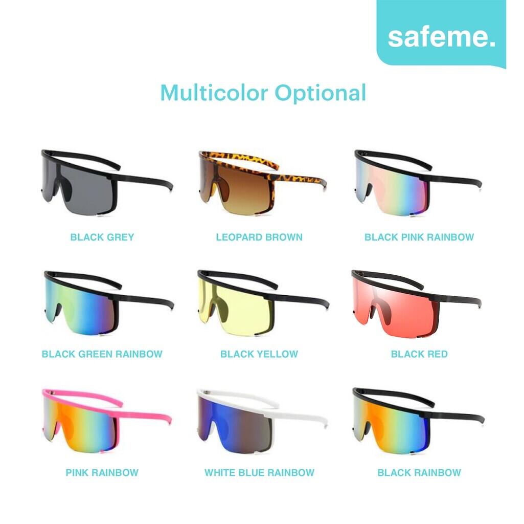 Kacamata Gowes Sepeda Wanita Pria Fashion Terbaru Sports Sunglasses Safety Goggles F1