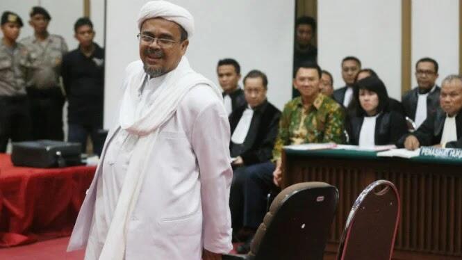 Daftar Kasus yang Dituduhkan ke Habib Rizieq