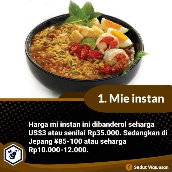 Cuman Rp 10.000 Di Indonesia, Makanan Ini Mahal Di Luar Negeri