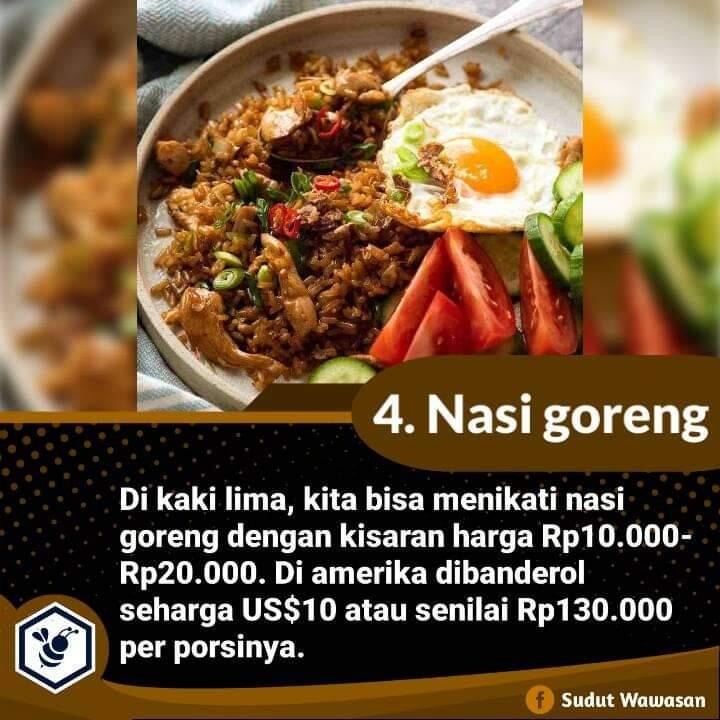 Cuman Rp 10.000 Di Indonesia, Makanan Ini Mahal Di Luar Negeri