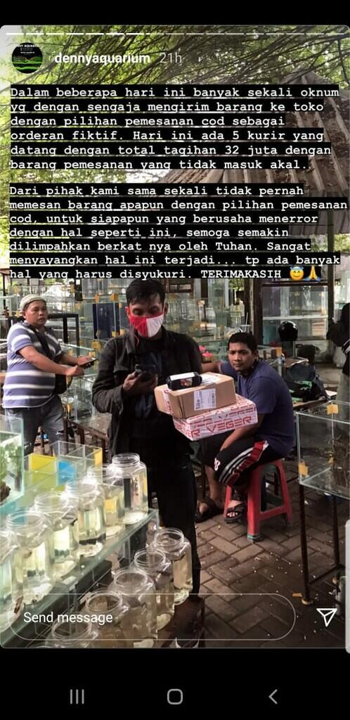 Kang Akuarium Makin Kaya VS Ojol Amsiong