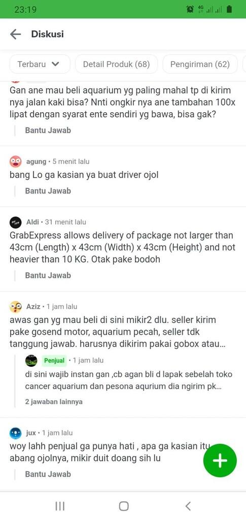 Kang Akuarium Makin Kaya VS Ojol Amsiong