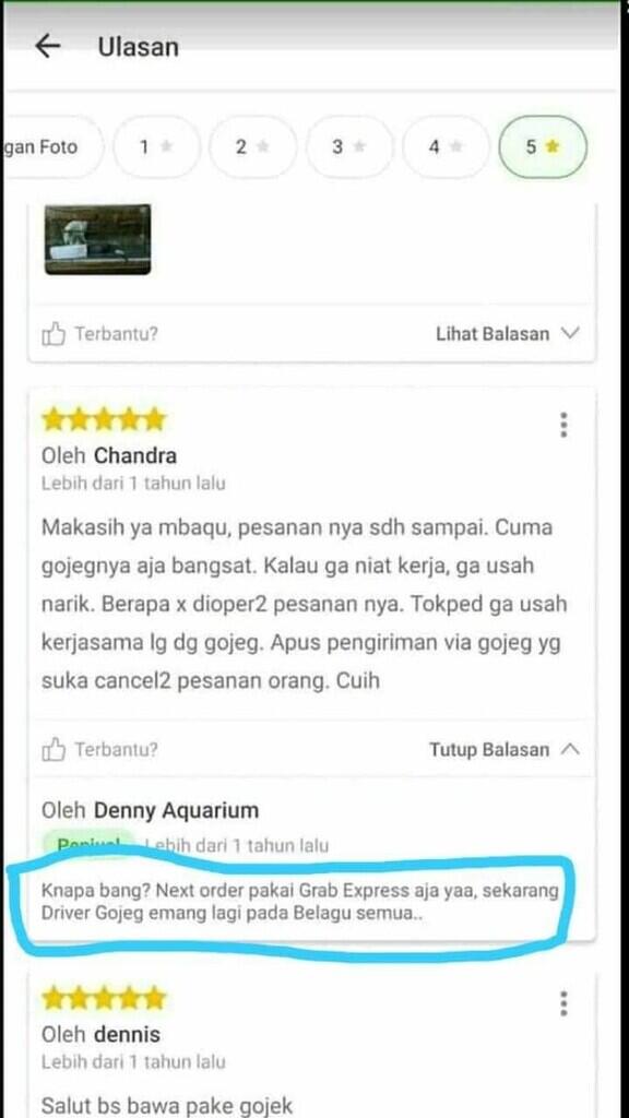 Kang Akuarium Makin Kaya VS Ojol Amsiong