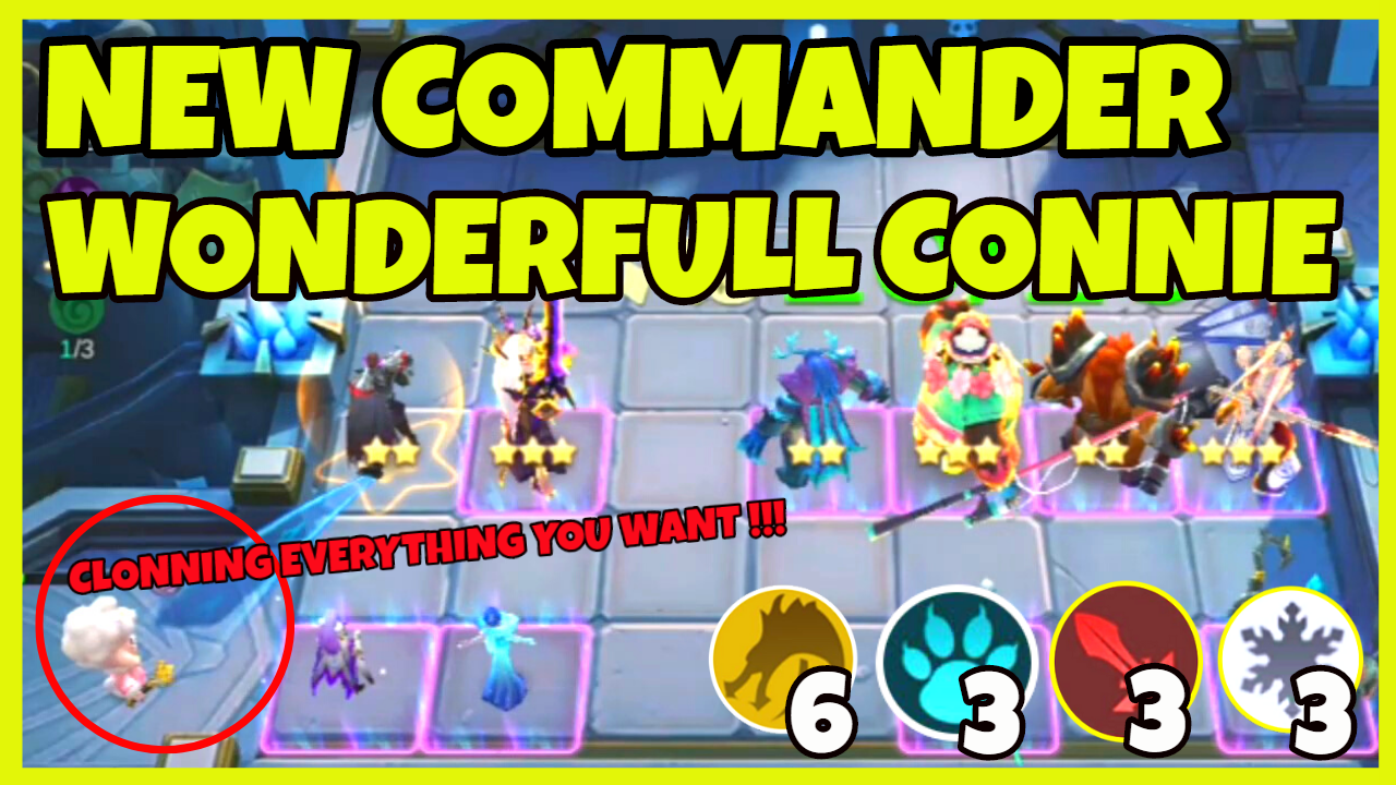 NEW COMMANDER CONNIE 1 - 6 ALTAR DRAGON 3 GUARDIAN 3 WM - MAGIC CHESS META SYNERGY