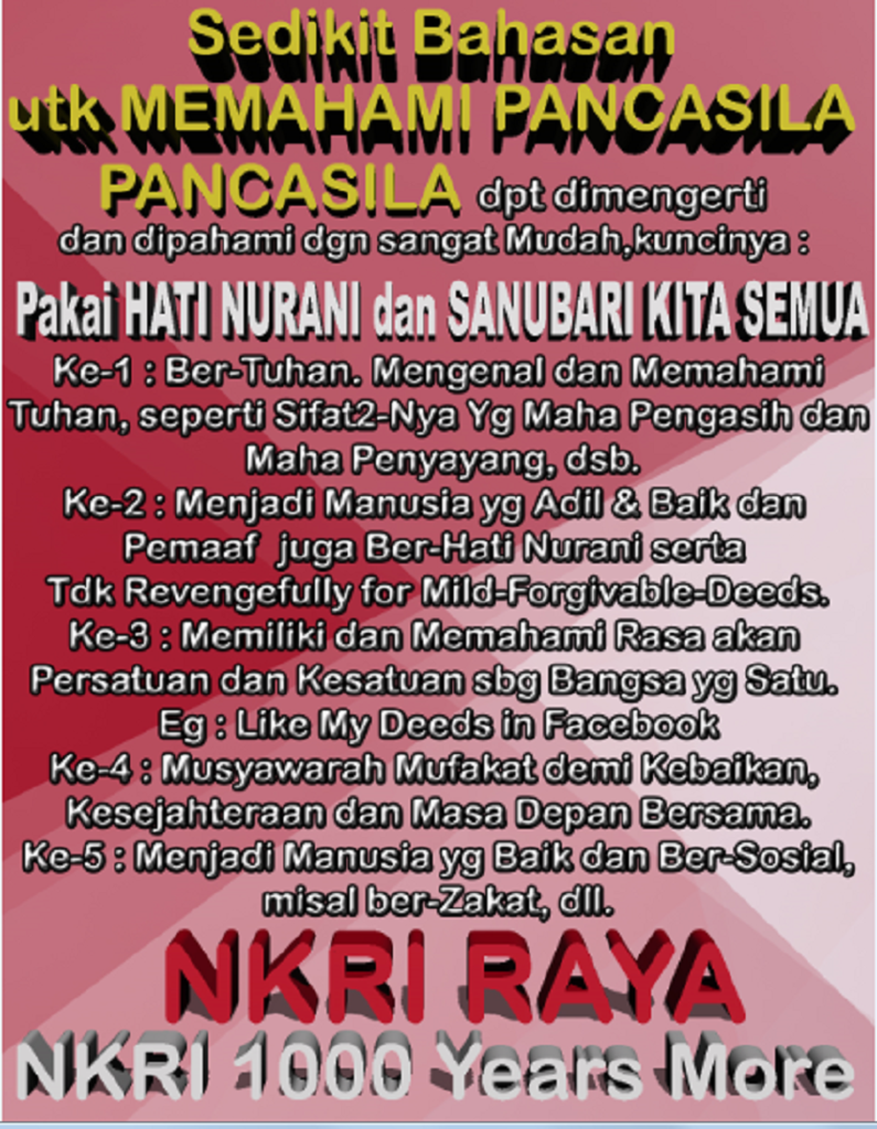 &#91;Nasionalisme&#93; 3-4 Bulan 2020 Ini. A Momentum utk NKRI. Bersatu, Bangkit dan RAYA...!