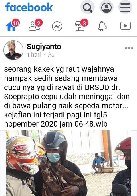 Geger Kakek Gendong Jasad Bayi Pakai Motor, Ini Cerita di Baliknya