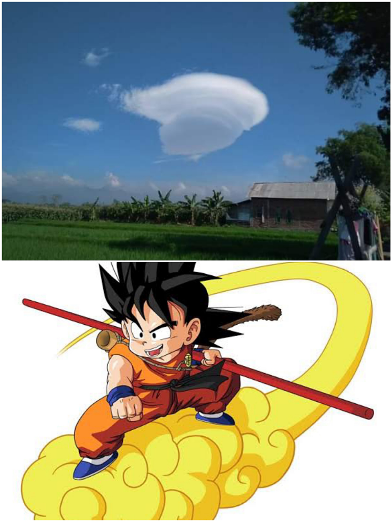 Awan Lentikularis Mirip Awan Kinton Dalam Dragon Ball, Benarkah? Ini Buktinya!